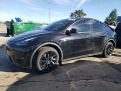 Salvage cars for sale at Woodhaven, MI auction: 2022 Tesla Model Y