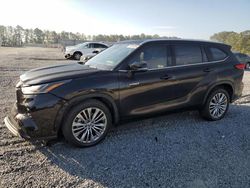 Salvage cars for sale at Fairburn, GA auction: 2021 Toyota Highlander Hybrid Platinum