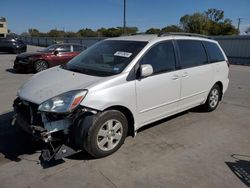 Salvage cars for sale at Wilmer, TX auction: 2005 Toyota Sienna XLE