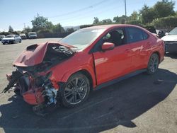 Salvage cars for sale from Copart San Martin, CA: 2022 Subaru WRX