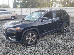 Salvage cars for sale at Windsor, NJ auction: 2019 Jeep Cherokee Limited