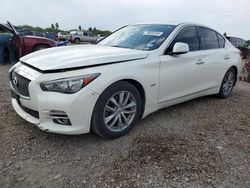 Salvage cars for sale from Copart Mercedes, TX: 2017 Infiniti Q50 Premium