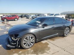 Salvage cars for sale at Grand Prairie, TX auction: 2021 Audi A6 Premium Plus