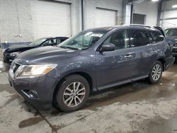 Salvage cars for sale at Ham Lake, MN auction: 2014 Nissan Pathfinder S