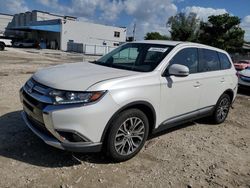 Mitsubishi salvage cars for sale: 2017 Mitsubishi Outlander SE