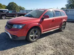 Salvage cars for sale from Copart Mocksville, NC: 2015 Dodge Journey Crossroad