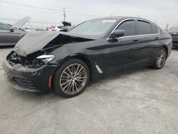 Salvage cars for sale from Copart Sun Valley, CA: 2019 BMW 530E