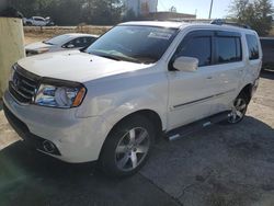 Salvage cars for sale at Gaston, SC auction: 2014 Honda Pilot Touring