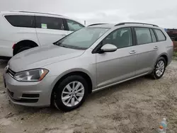 Flood-damaged cars for sale at auction: 2017 Volkswagen Golf Sportwagen S