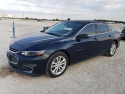 Salvage cars for sale at New Braunfels, TX auction: 2017 Chevrolet Malibu LT