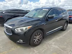 Salvage cars for sale at Riverview, FL auction: 2015 Infiniti QX60