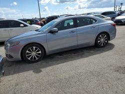 Salvage cars for sale at Riverview, FL auction: 2015 Acura TLX