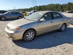 Salvage cars for sale at Greenwell Springs, LA auction: 2003 Toyota Camry LE