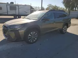 Salvage cars for sale at Sacramento, CA auction: 2024 Subaru Outback Limited