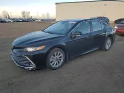 Salvage cars for sale from Copart Rocky View County, AB: 2022 Toyota Camry LE