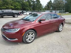 Salvage cars for sale at Greenwell Springs, LA auction: 2017 Chrysler 200 Limited