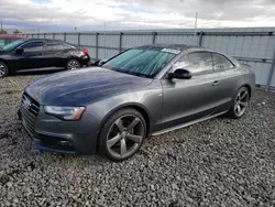 Salvage cars for sale at Reno, NV auction: 2015 Audi A5 Premium Plus