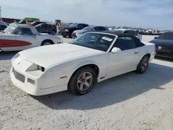 Flood-damaged cars for sale at auction: 1989 Chevrolet Camaro