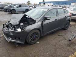 Salvage cars for sale at Woodhaven, MI auction: 2016 Ford Focus SE