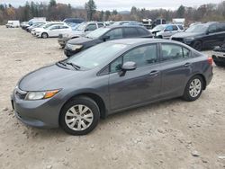 2012 Honda Civic LX en venta en Candia, NH