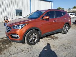 Salvage cars for sale at Tulsa, OK auction: 2017 Hyundai Santa FE Sport