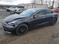 Salvage cars for sale at Arlington, WA auction: 2019 Tesla Model 3