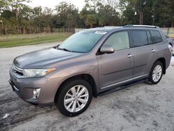 Toyota Highlander Hybrid Limited Vehiculos salvage en venta: 2012 Toyota Highlander Hybrid Limited