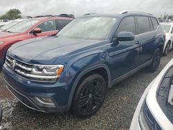 2018 Volkswagen Atlas SEL en venta en Riverview, FL