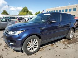 Salvage cars for sale at Littleton, CO auction: 2015 Land Rover Range Rover Sport SE