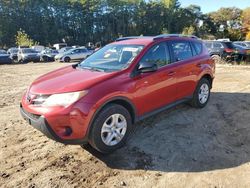 Salvage cars for sale from Copart North Billerica, MA: 2015 Toyota Rav4 LE