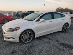 Salvage cars for sale at Riverview, FL auction: 2017 Ford Fusion Titanium