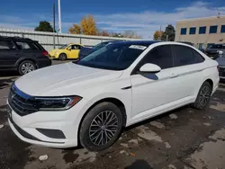 Salvage cars for sale at Littleton, CO auction: 2019 Volkswagen Jetta SEL