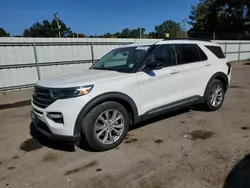 Salvage cars for sale at Shreveport, LA auction: 2022 Ford Explorer XLT