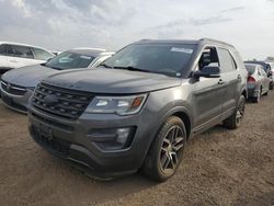 Salvage cars for sale at Elgin, IL auction: 2016 Ford Explorer Sport