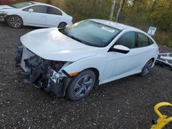 Honda salvage cars for sale: 2019 Honda Civic LX