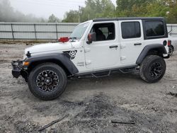 Jeep salvage cars for sale: 2019 Jeep Wrangler Unlimited Sport