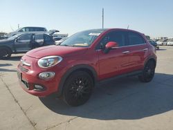 Salvage cars for sale at Grand Prairie, TX auction: 2017 Fiat 500X Lounge