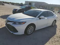 Salvage cars for sale at San Antonio, TX auction: 2020 Toyota Camry LE