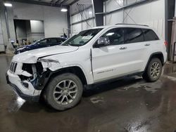 Salvage cars for sale at Ham Lake, MN auction: 2014 Jeep Grand Cherokee Limited