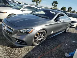 Mercedes-Benz salvage cars for sale: 2020 Mercedes-Benz S 560 4matic