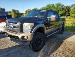 Salvage cars for sale at Riverview, FL auction: 2011 Ford F250 Super Duty