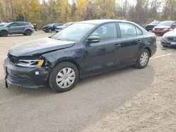 Salvage cars for sale from Copart Cookstown, ON: 2015 Volkswagen Jetta SE