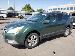 2011 Subaru Outback 2.5I Premium en venta en Littleton, CO