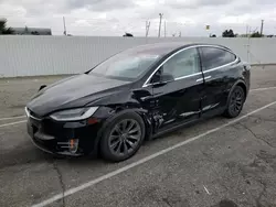 Salvage cars for sale from Copart Van Nuys, CA: 2019 Tesla Model X