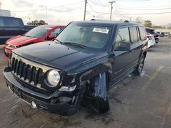 Salvage cars for sale at Chicago Heights, IL auction: 2017 Jeep Patriot Latitude