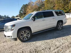 Salvage cars for sale at Knightdale, NC auction: 2015 Chevrolet Suburban K1500 LTZ