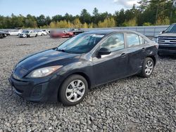 Salvage cars for sale at Windham, ME auction: 2010 Mazda 3 I