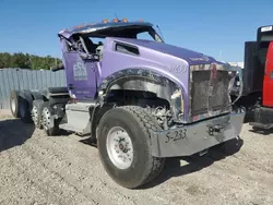 Salvage trucks for sale at Des Moines, IA auction: 2019 Kenworth Construction T880