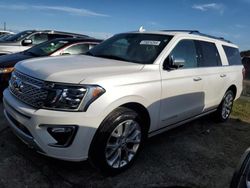 2019 Ford Expedition Max Platinum en venta en Riverview, FL