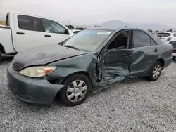 Toyota salvage cars for sale: 2002 Toyota Camry LE